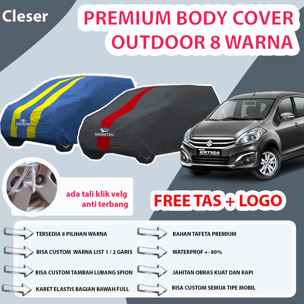 PREMIUM Body cover mobil ertiga lama warna sarung Selimut mobil ertiga warna waterproof