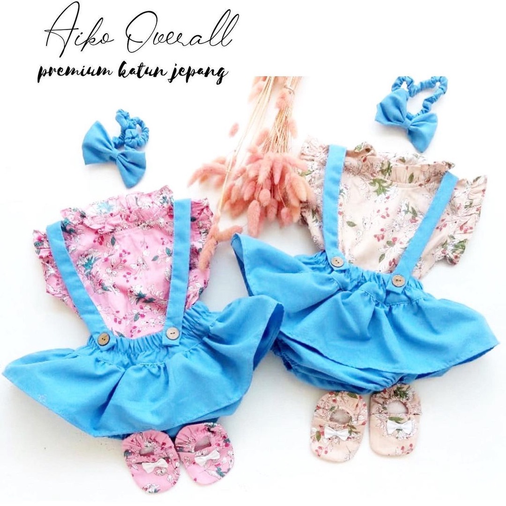 HAMPERS KADO LAHIRAN GIFTSET CASSANDRA /AIKO EUNJI JUMPER sepatu baju SET bayi anak perempuan cewek lucu murah