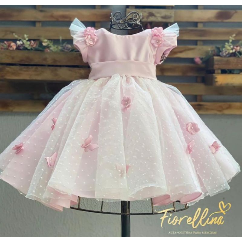 gaun marvina dress bayi neychan ulang tahun aqiqah baptis