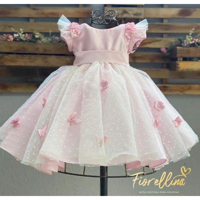 gaun marvina dress bayi neychan ulang tahun aqiqah baptis