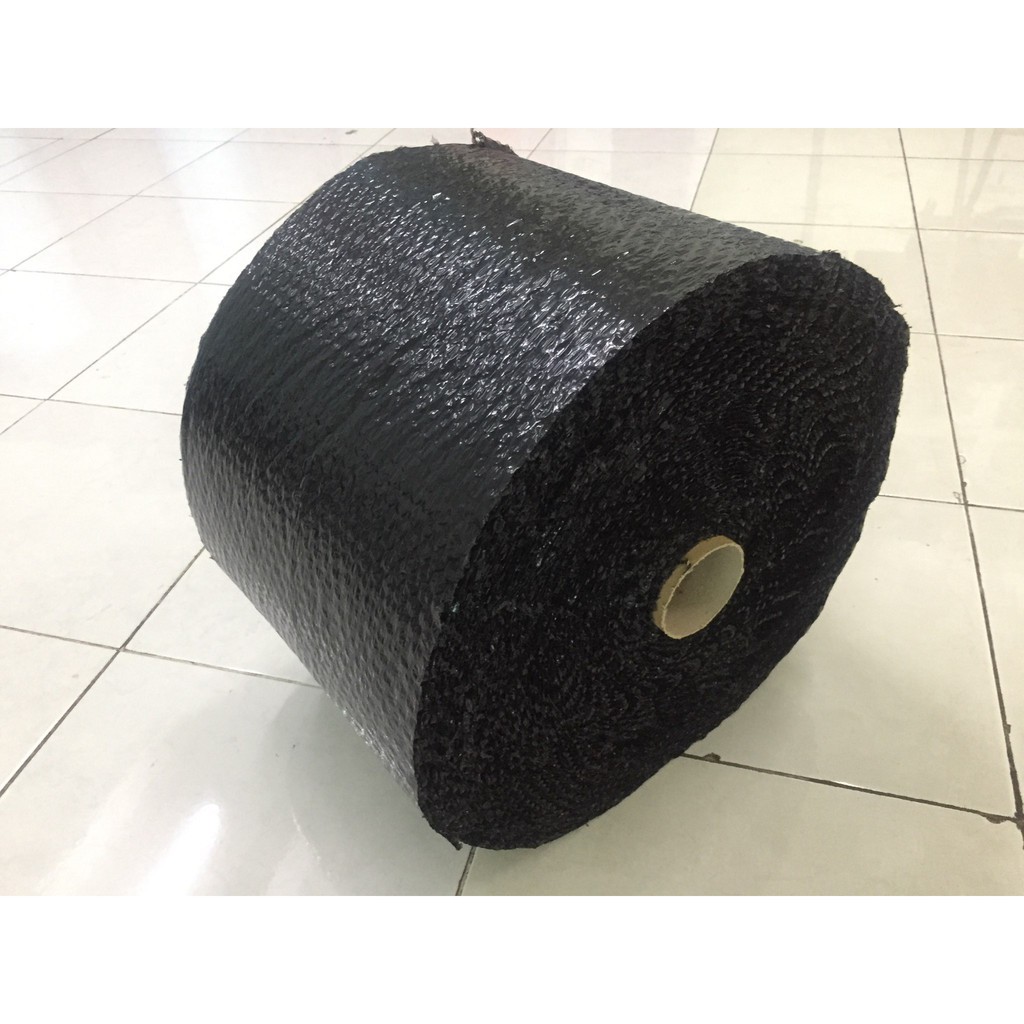 BUBBLE WRAP warna Hitam Roll KECIL (0.3 m x 50 m)