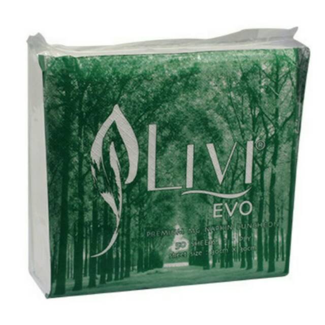 Tissue LIVI Napkin Smart - Livi Premium MG Luncheon - Livi Makan/Kue - Tissue Dapur