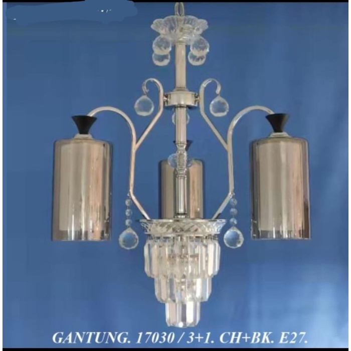 lampu gantung minimalis SILVER 17030 / 5+1