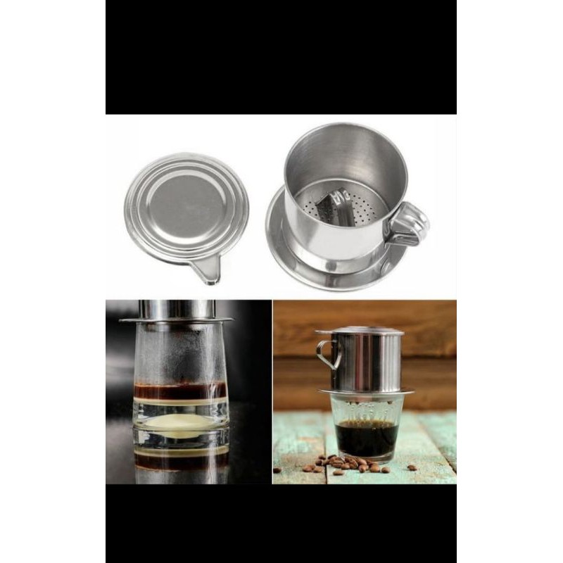 Coffee Filter Vietnam Long cam/Cangkir saringan kopi Stailees steel