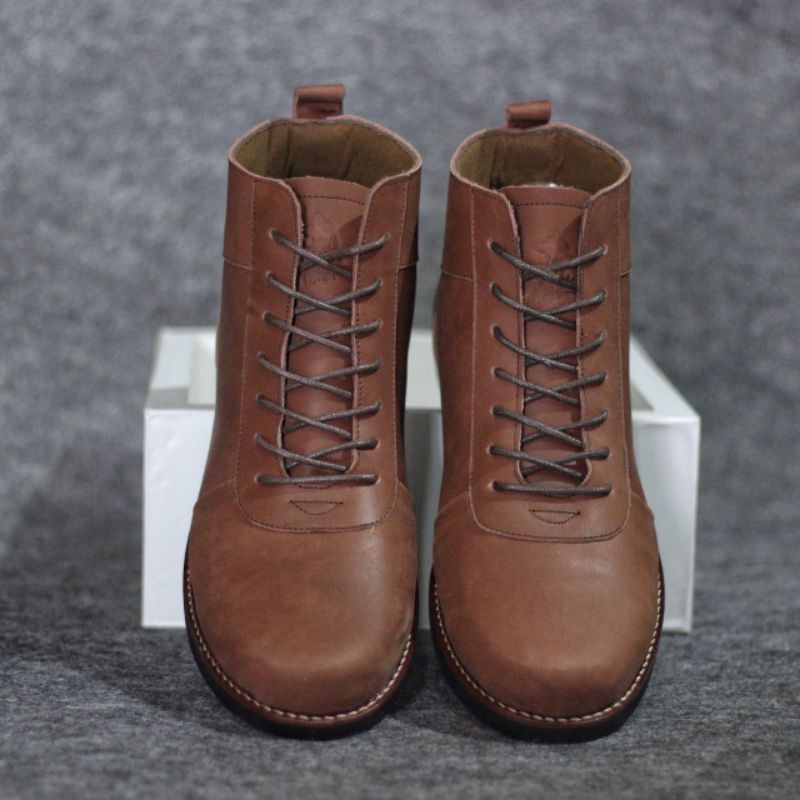 WOLF X  GLDNBRADLEYS ANUBIS KULIT ORIGINAL CASUAL BOOT FULL LEATHER CH1