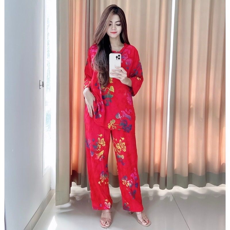 stelan panjang batik cap dania