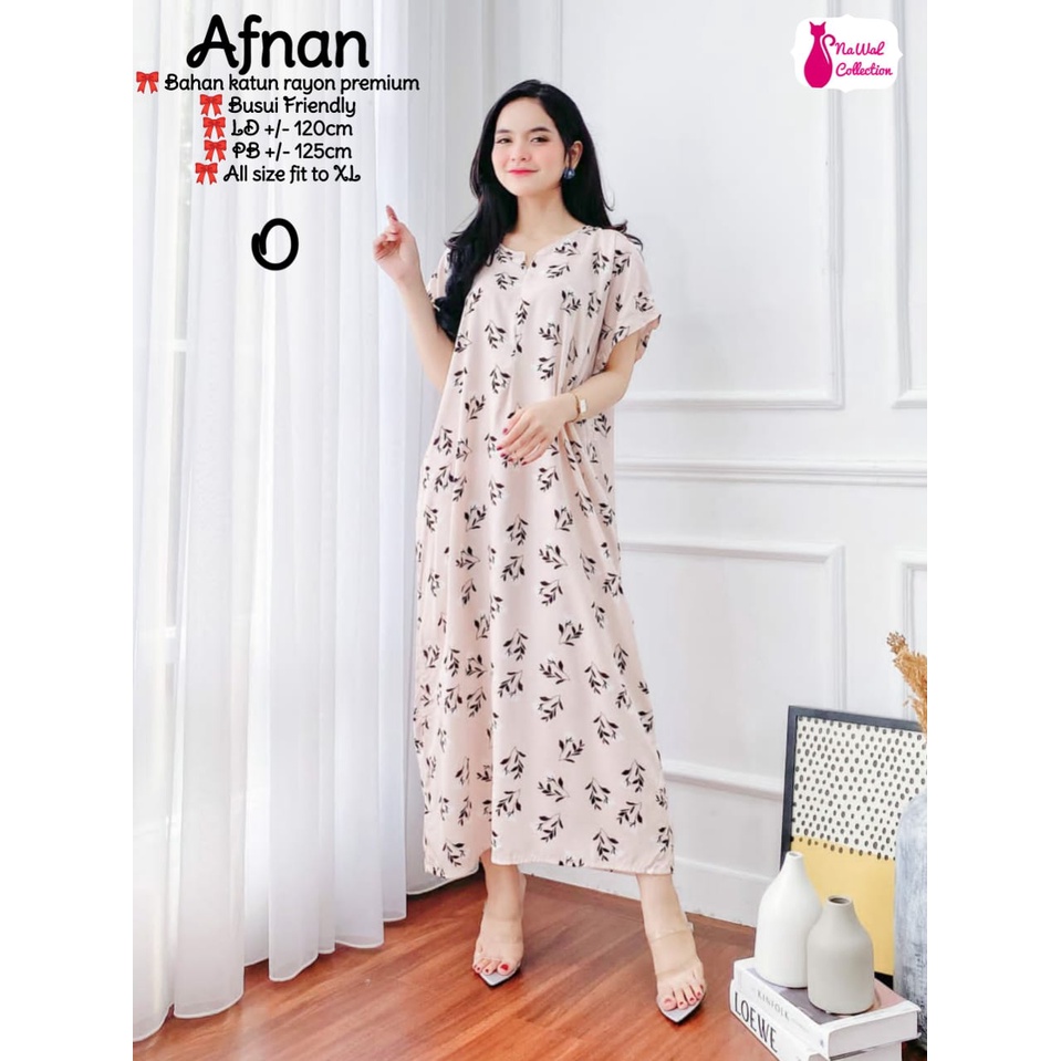NEW DASTER WANITA AFNAN MOTIF H / I / J / K / L / M / N / O BY NAWAL