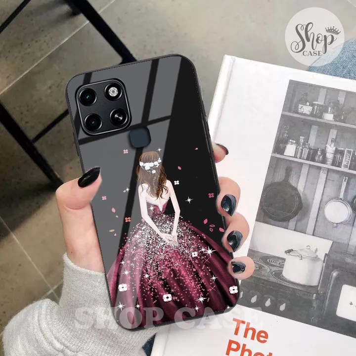 Softcase Glass Infinix Smart 6 - Case Infinix Smart 6 - Kesing Infinix Smart 6 - Casing Infinix Smar