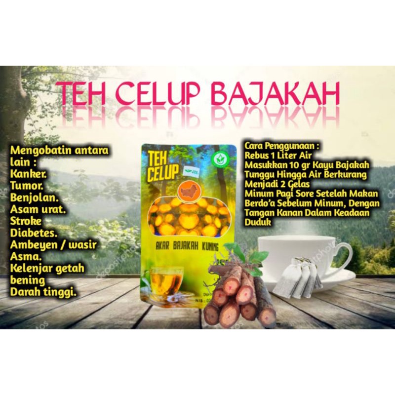 [100% Asli] Teh Celup Akar Kayu Bajakah Asli Kalimatan Kuning Merah Tampala Obat Herbal Tumor Kanker