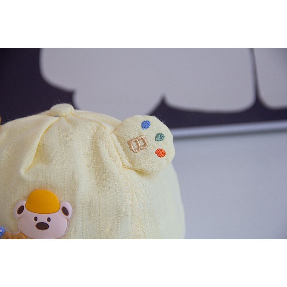 【Happy Baby】0- 6Bulan Topi Baerung  Topi baseball anak motif Beruang MZ004