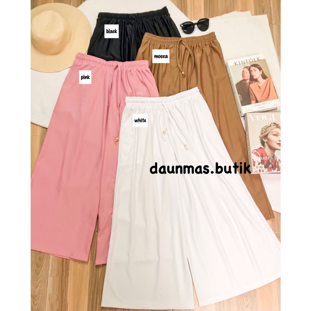 1KG MUAT 4PCS | LEMONSKIN KULOT DAILY OUTFIT ANTI BEGAH SUPER JUMBO NYAMPAN FASHION KOREAN STYLE HITS OOTD SELEBGRAM TERKINI