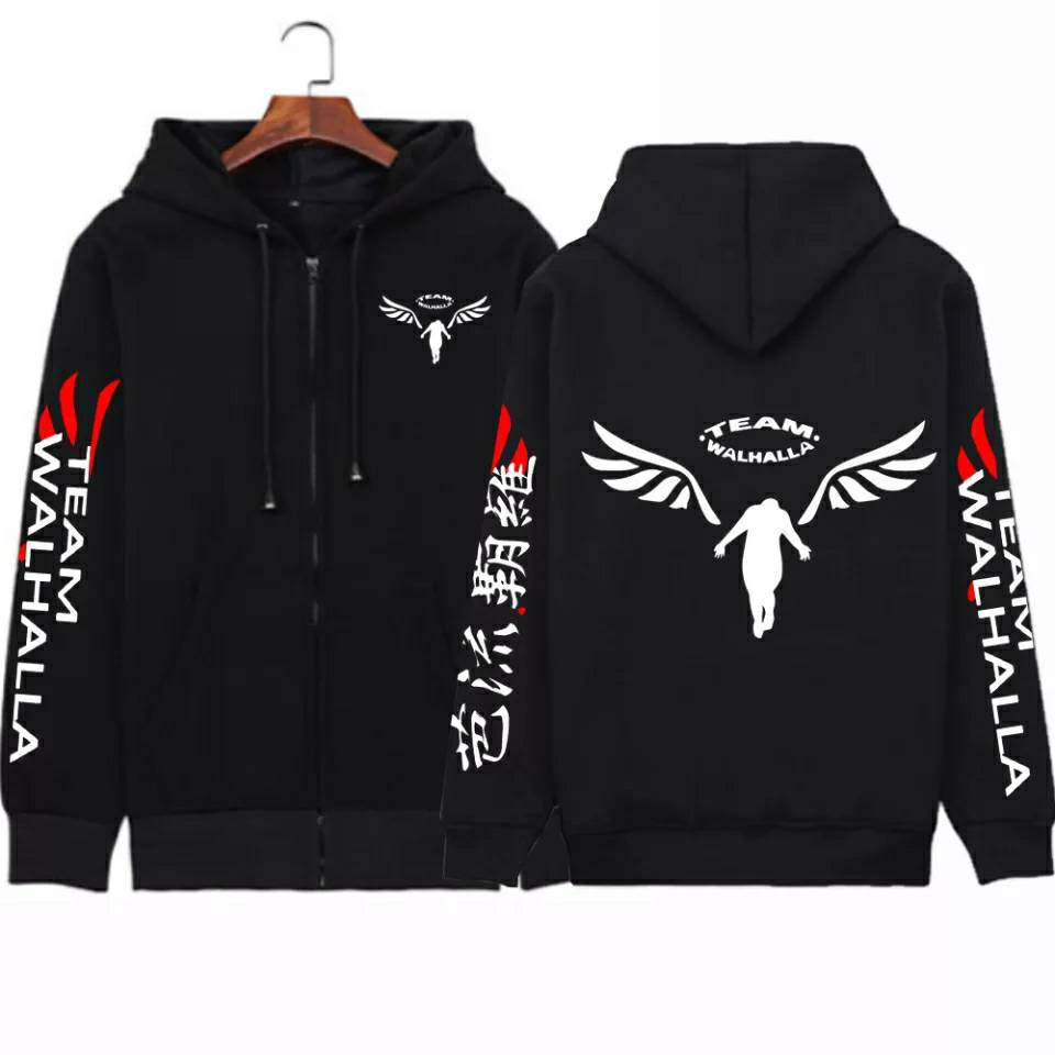 ZIPPER VALHALLA JAKET ANIME TERBARU 2020-Tokyo Revengers Hoodie Fashion Hoodie Harajuku Pria Hoodie