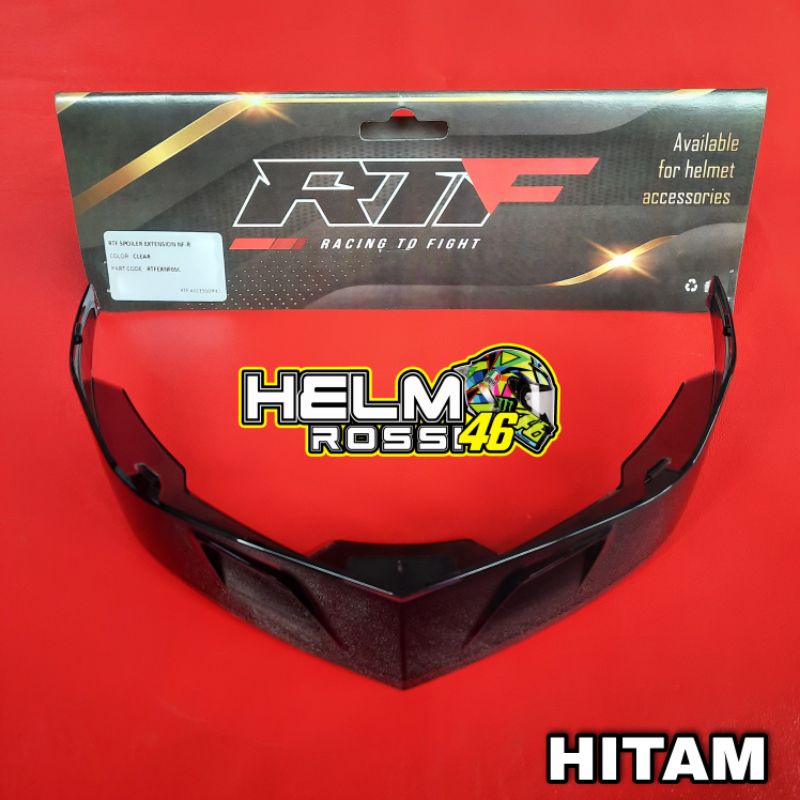 Spoiler 3D NFR NX RACE NFJ RTF Hitam Smoke Bening Model Klik Tanpa 3M GPR NX-RACE