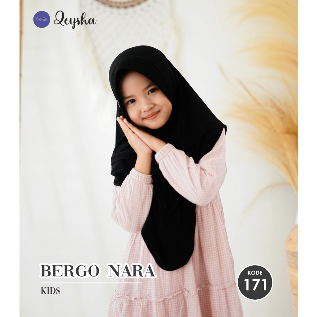 QEYSA - Bergo Nara Kids Instan Hijab kids