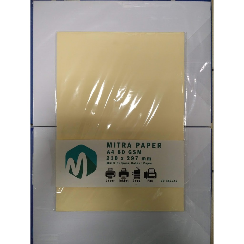 

KERTAS SPECTRA A4 80 WARNA IVORY IT100