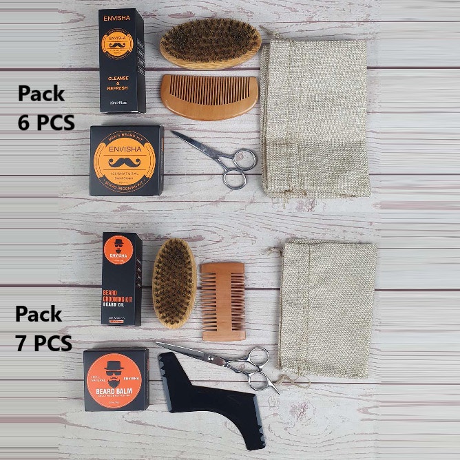 Kit Penumbuh Jenggot Kumis Pria Men Beard Kit Styling Tool - FB18075