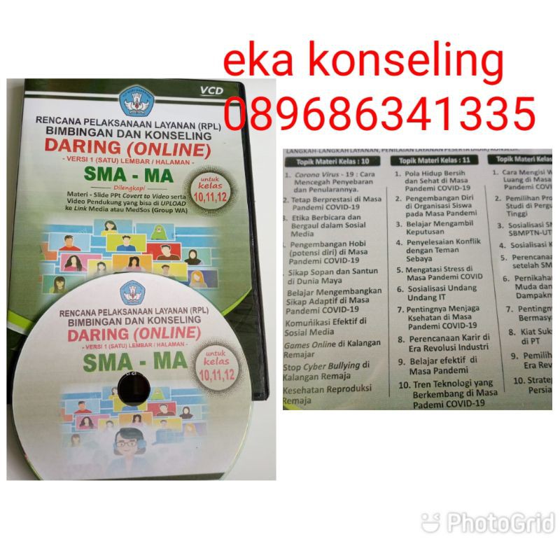 RPL UNTUK SMARencana pelaksanaan layanan ( RPL ) bimbingan dan konseling DARING ( ONLINE). untuk SMA