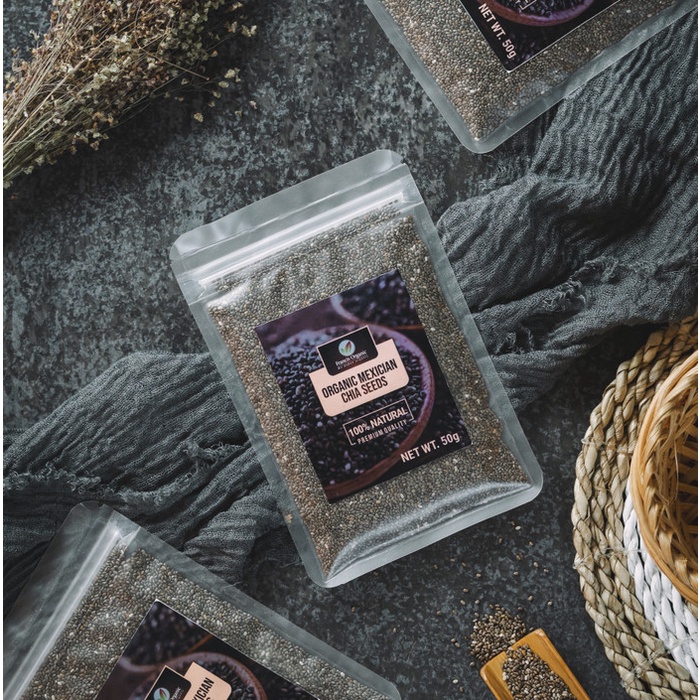 

ds201fs Organic Mexican Chia Seeds / Chia Seed Organik 50Gr Dscscv