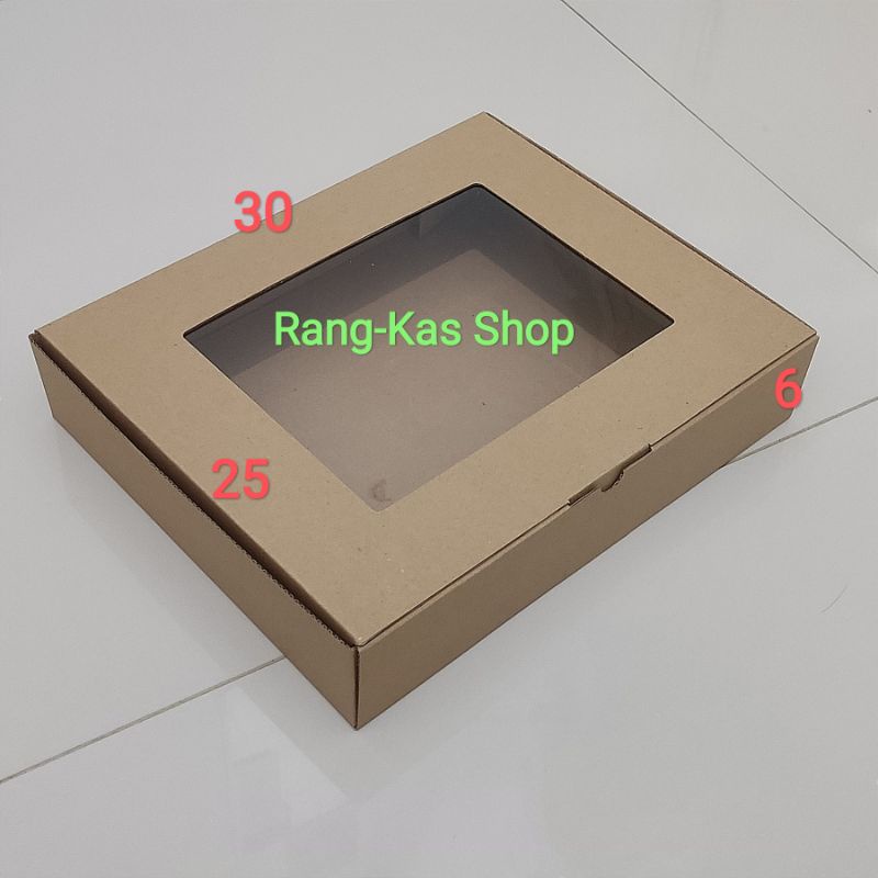 

Kardus dus diecut mika 30x25x6cm isi 10pcs