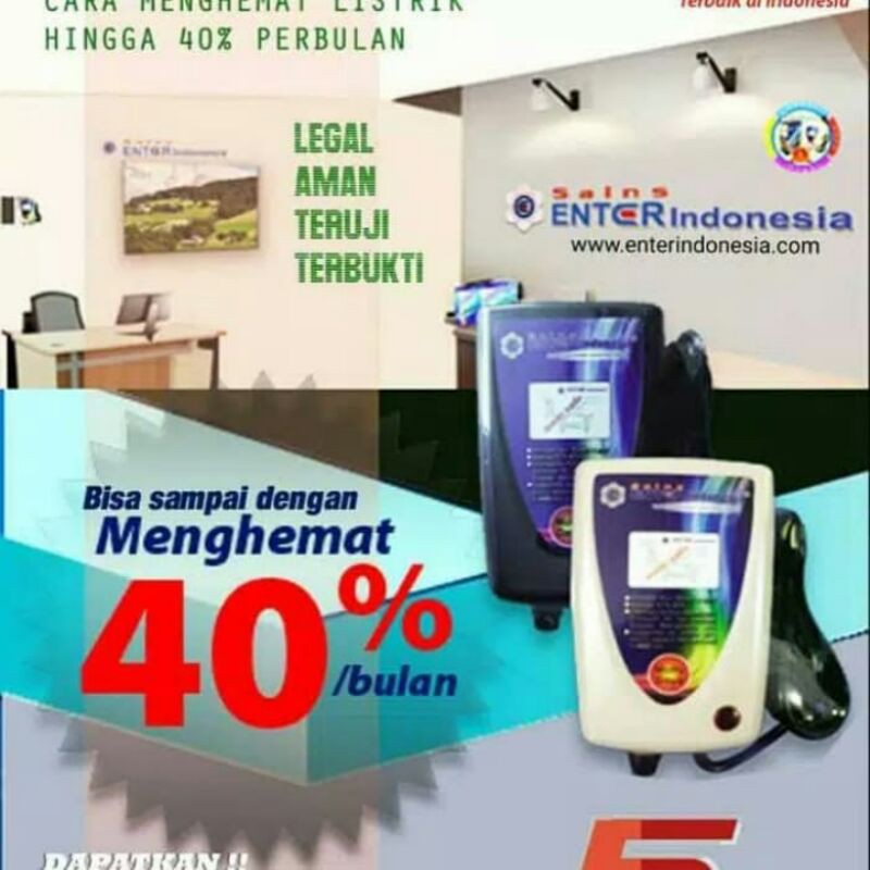 Penghemat Listrik Enter Indonesia