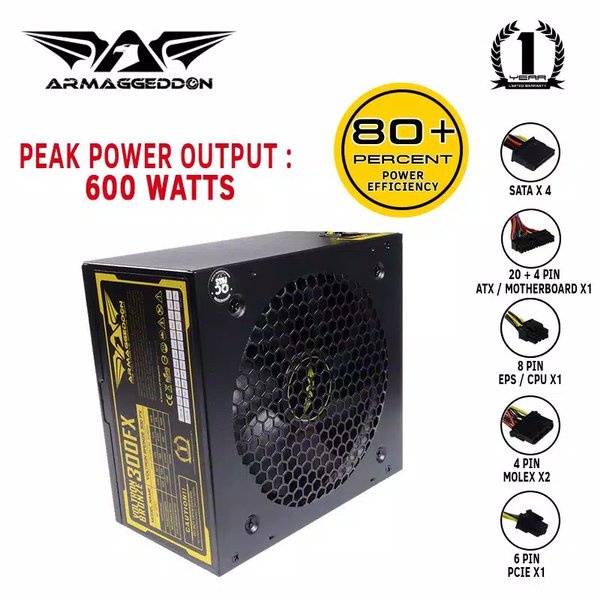 PowerSupply Armaggeddon Bronze Voltron 300FX - PSU 80+ Led RGB