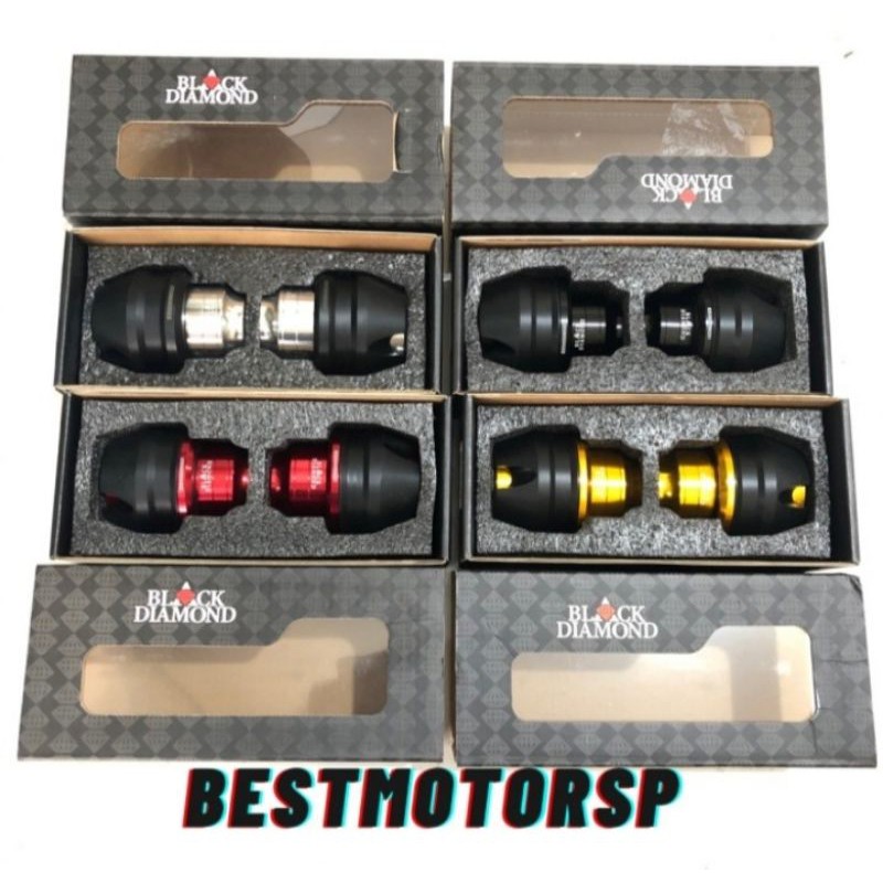 Jalu As Roda Depan Original Black Diamond Full CNC Nmax 2020 Nmax Old Aerox ADV PCX Vario Xmax Dll