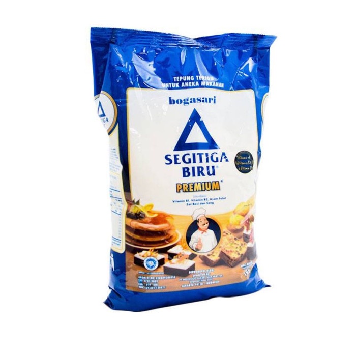 

gtg2011bb Tepung Terigu Segitiga Biru Bogasari 1 Kg - Premium Da01D100