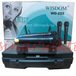 Murah Mic wireless Wisdom WD 225 ( Handheld )