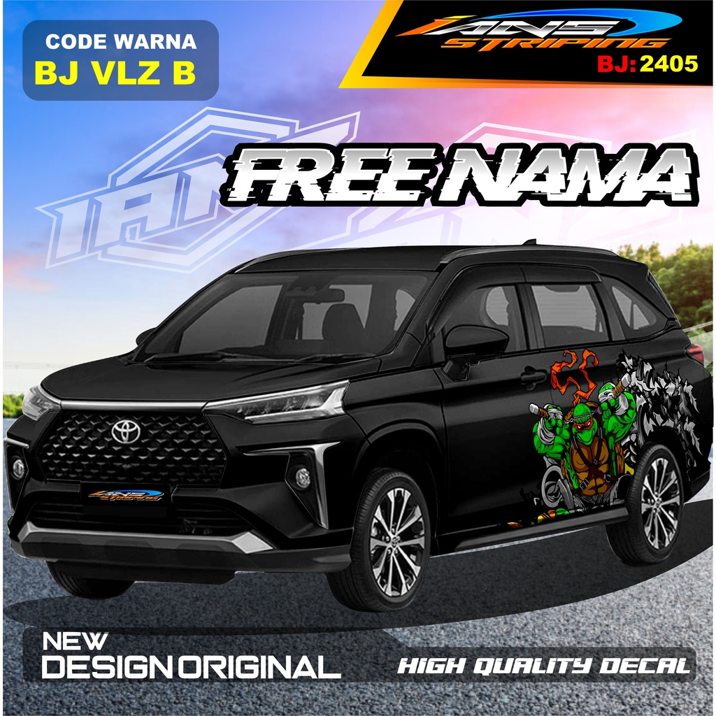 STIKER VARIASI MOBIL AVANZA VELOZ / VARIASI STIKER MOBIL XENIA REBORN / STICKER DECAL MOBIL PAJERO / STIKER MOBIL