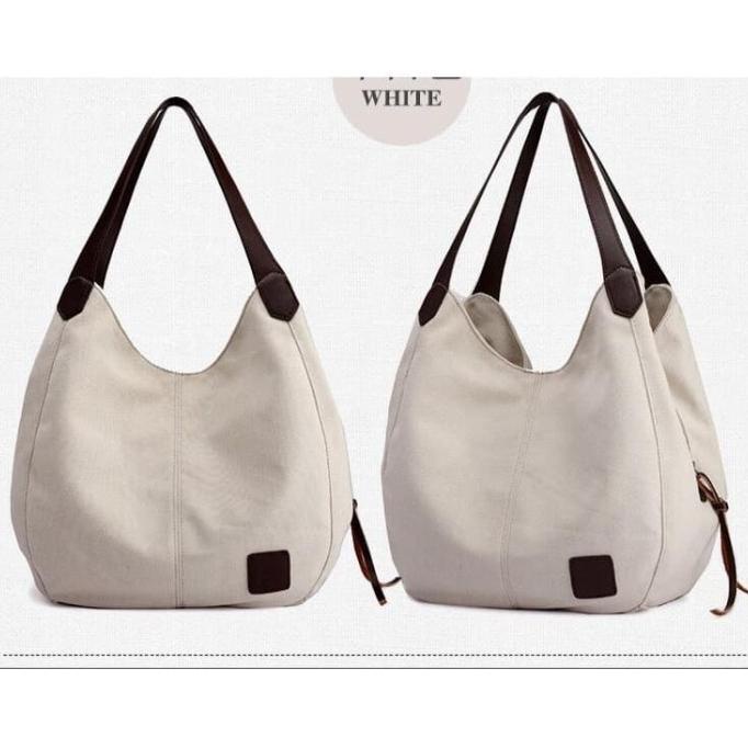 Spesial Tas Selempang Wanita Bahan Kanvas Premium - Lovata Tote Bag