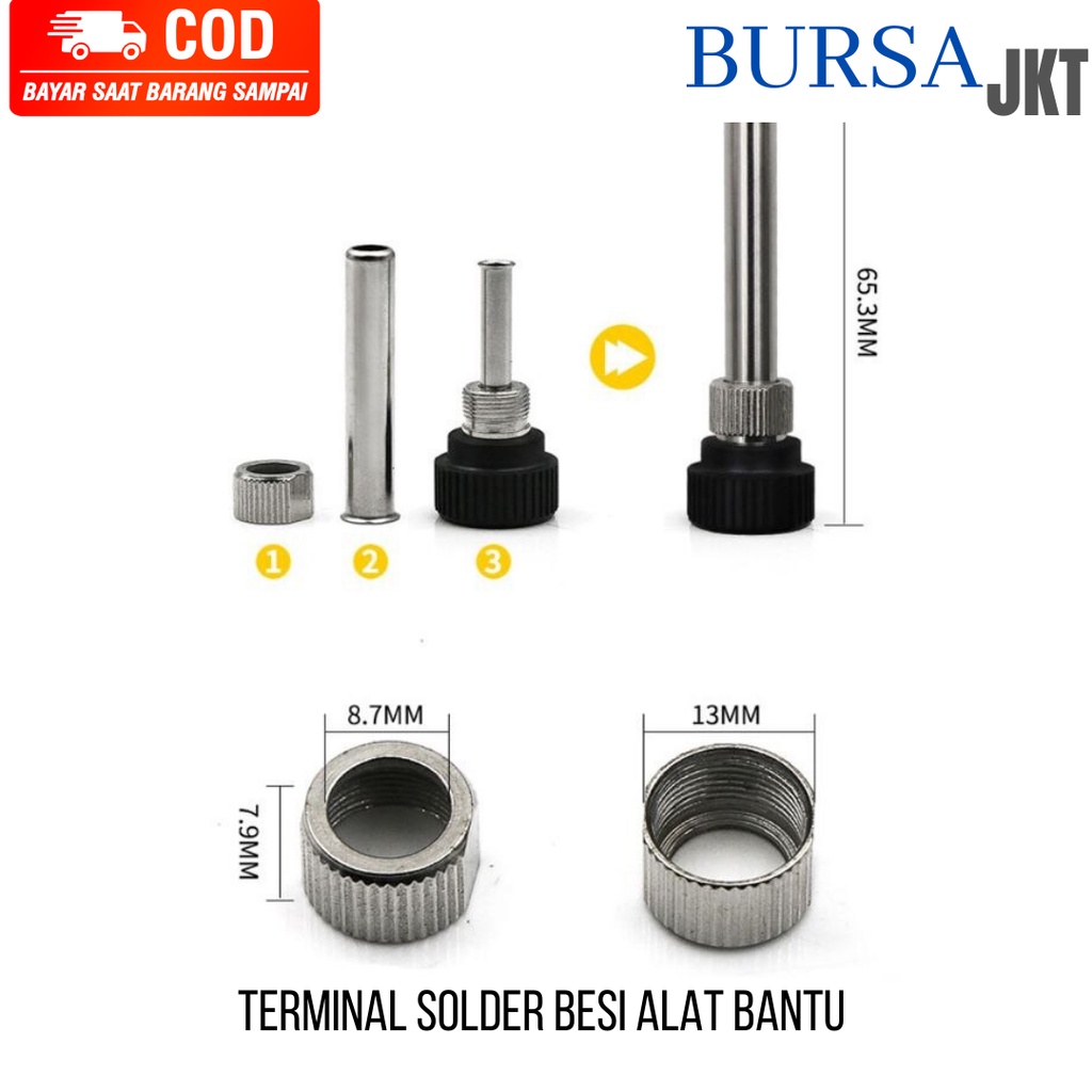 ADAPTER HANDLE IRON SOLDER besi 936 937 TOOLKIT