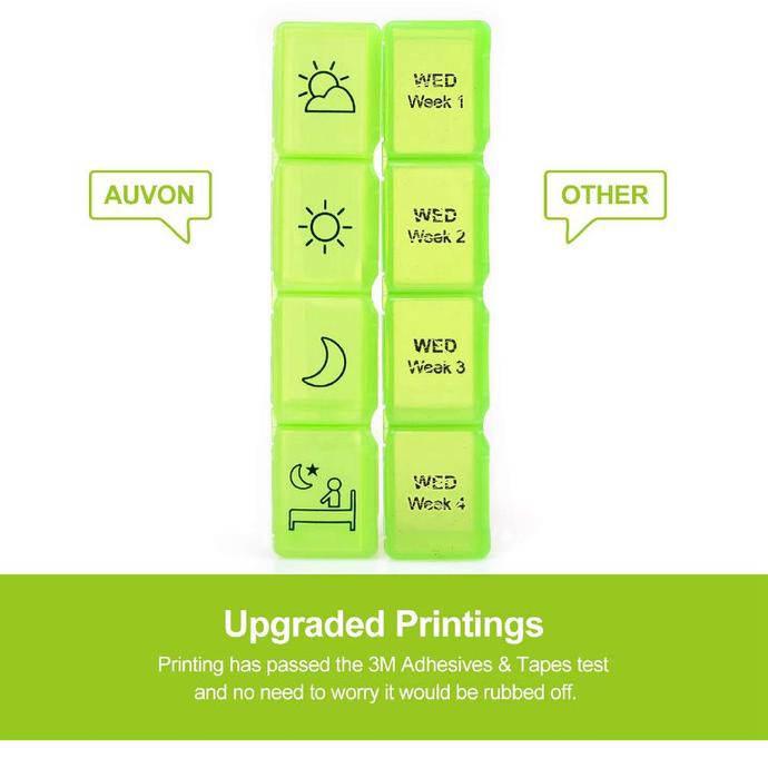 

Weekly Pill Organizer, Extra Large Pill Box(7-Day / 4-Times-A-Day)