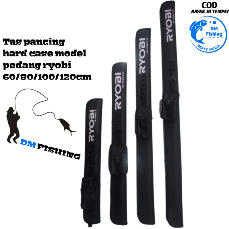 TAS PANCING HARDCASE MODEL PEDANG  HITAM PANJANG 60/ 80/ 100/ 120 CM