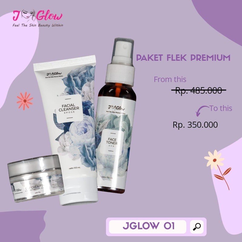 JGLOW PAKET FLEK PREMIUM