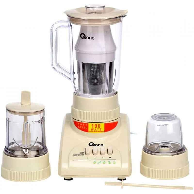 Oxone Ox-863 3in1 Blender Juicer Murah Ox 863 Mesin Jus Juice Buah Bumbu Cabe Penghalus Basah Kering