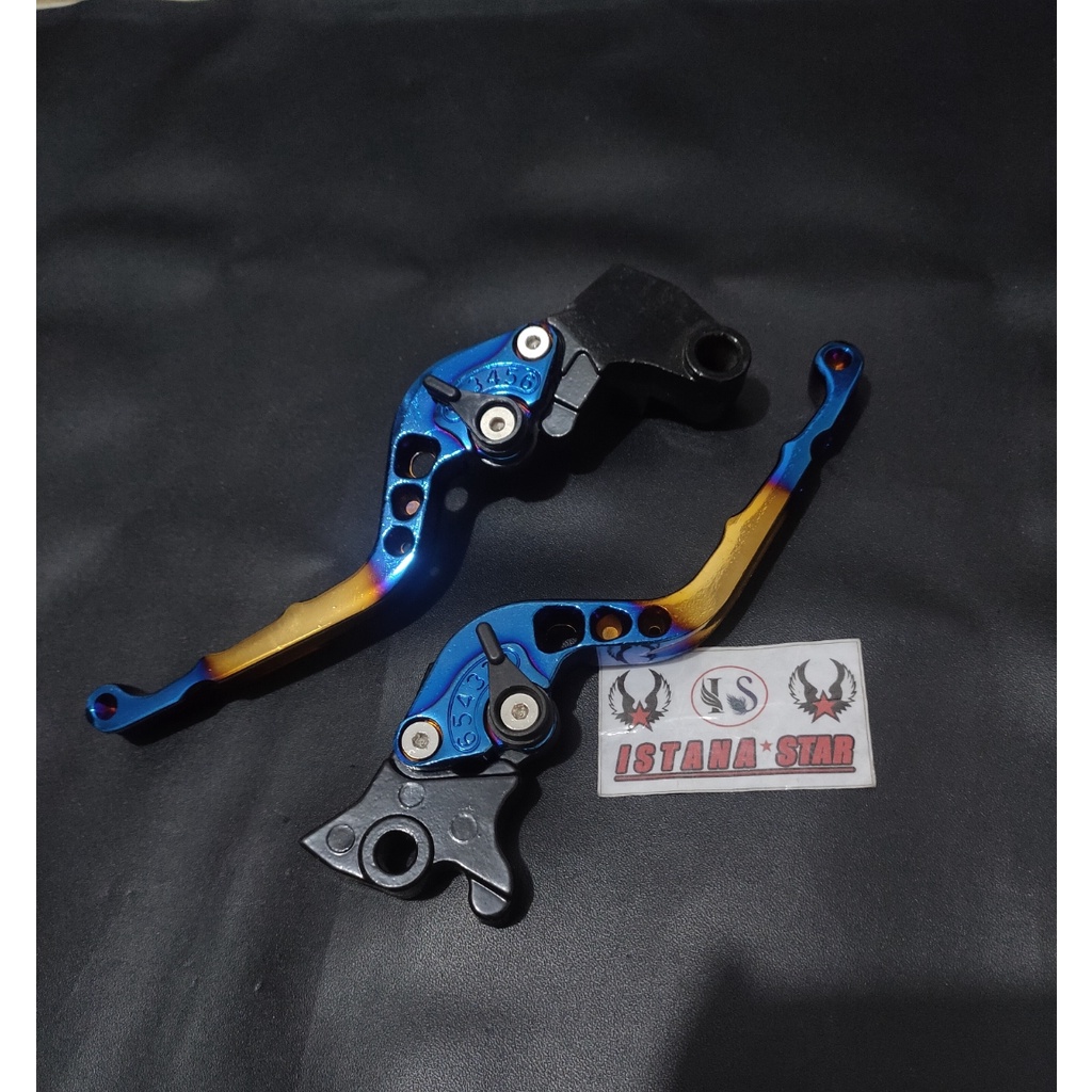 Handle Rem Two tone Vixion setelan. Bisa di setel. Tuas Rem Yamaha Vixion setelan.