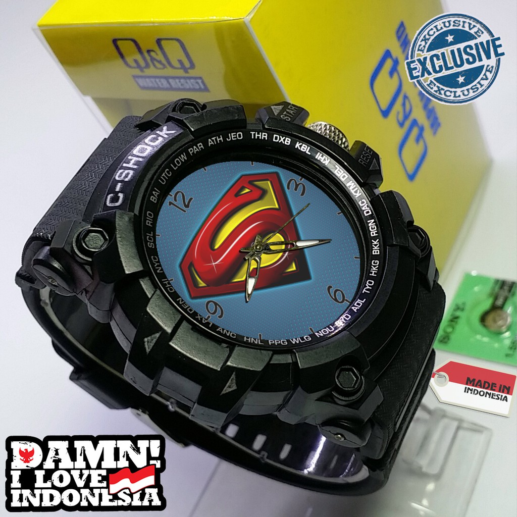 Jam Tangan Custom SUPERMAN Outdoor