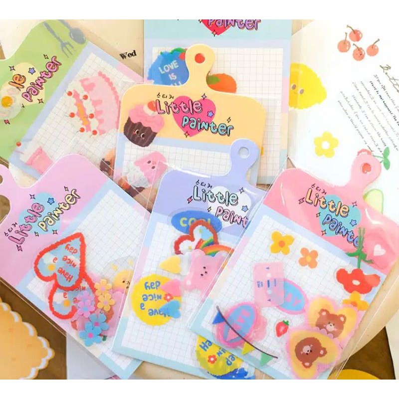 

Little Painter Kawaii Cute Sticker 20 Pcs