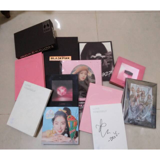 ALBUM / SIGNED BLACKPINK, BTS, RED VELVET (PRELOVED)