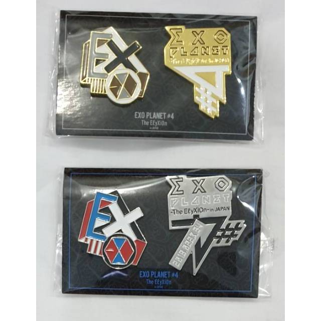 Official Exo elyxion in japan concert pin / badge