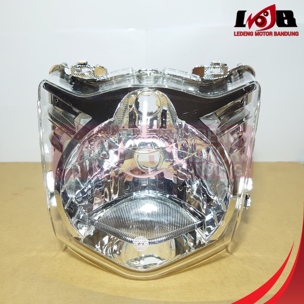 Reflektor Beat Lama Karbu Headlamp Kaca Lampu Depan Lokal Geronimo