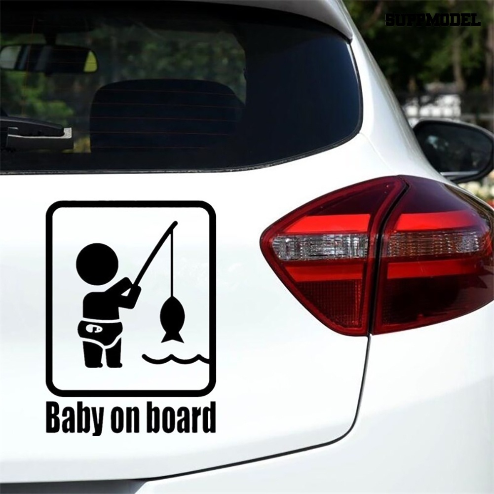 Stiker Reflektif Tulisan Baby on Board Untuk Dekorasi Mobil