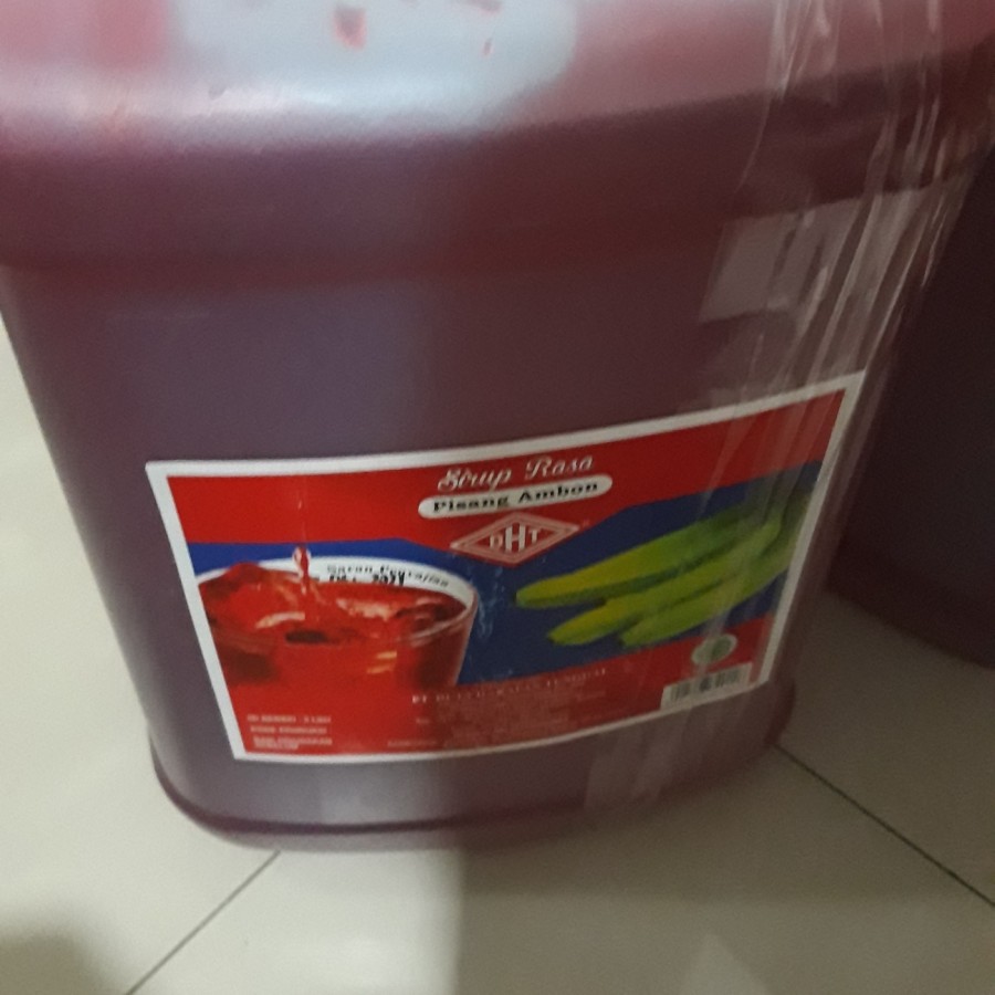 

RB22 SIRUP DHT PISANG AMBON 5 ltr SYRUP PISANG IJO KHAS MAKASSAR
