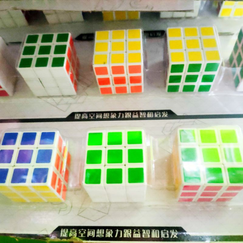 mainan rubik 3x3 murah / rubik 3 x 3 / rubik mini / rubik kecil / magic cube / mainan anak murah