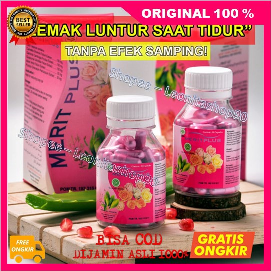 [BISA COD] Merit Plus Herbal Peluntur Lemak Penurun Berat Badan Ampuh 100% ORIGINAL BPOM