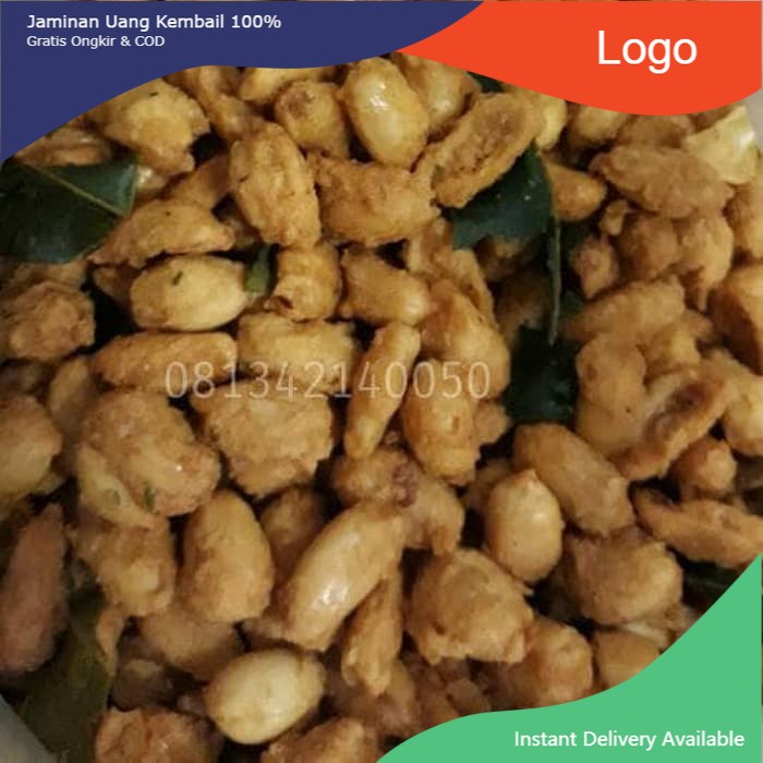 

Makanan Ringan Snacks Kacang Thailand Asin Original Krispi - Kacang Tanah 500gram (1/2kg) Terima kasih