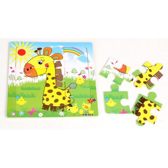 TweedyToys - Puzzle Kayu / Jigsaw Puzzle 9 Pcs Murah