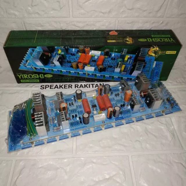 Kit power audio profesional amplifier YIROSHI MK-9 minus TR 2200Watt