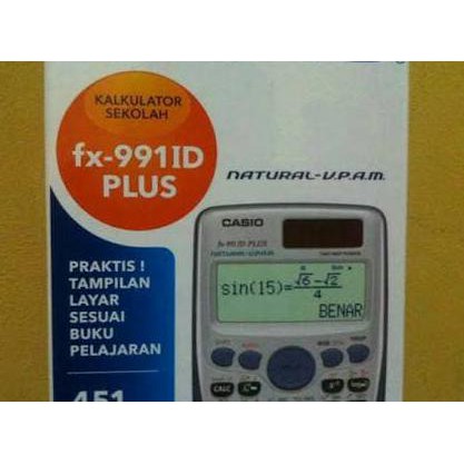 

Promo CASIO FX-991 ID PLUS - Kalkulator Ilmiah Terlaris