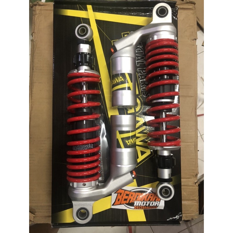 SHOCK BELAKANG TAKEGAWA JP 031 UK 320 340 CLICK FUNGSI RED BLACK